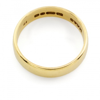 18ct Gold Wedding Ring Size M